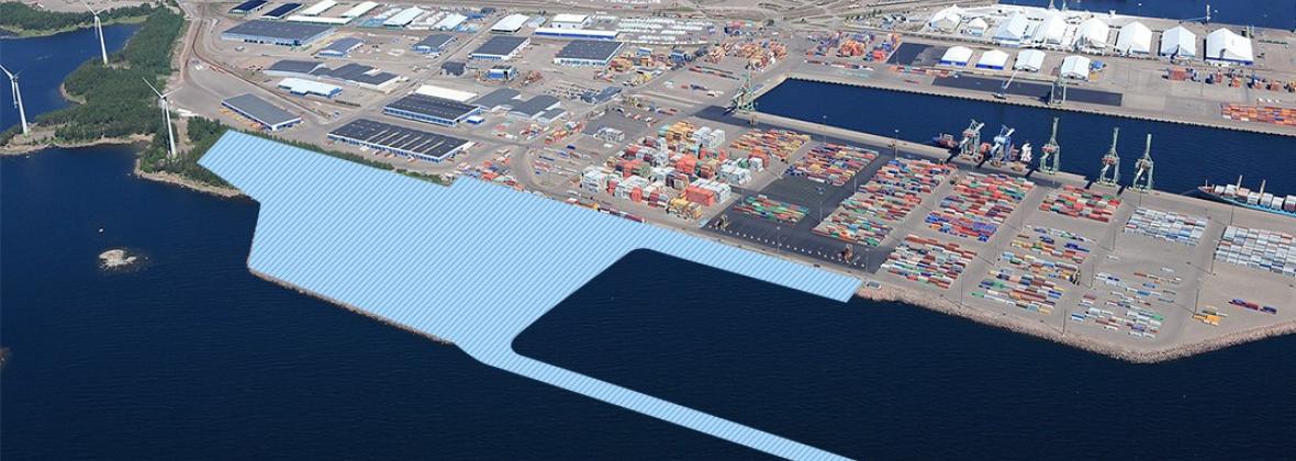 Port of HaminaKotka frontpage highlights Mussalo D