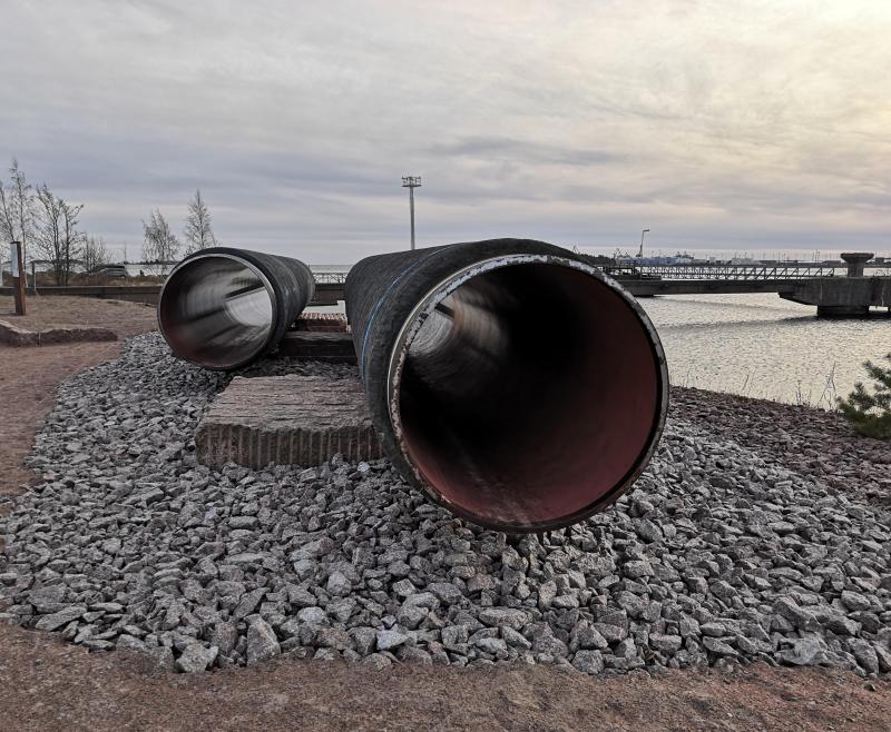 HaminaKotka Nord Stream 2 muistomerkki