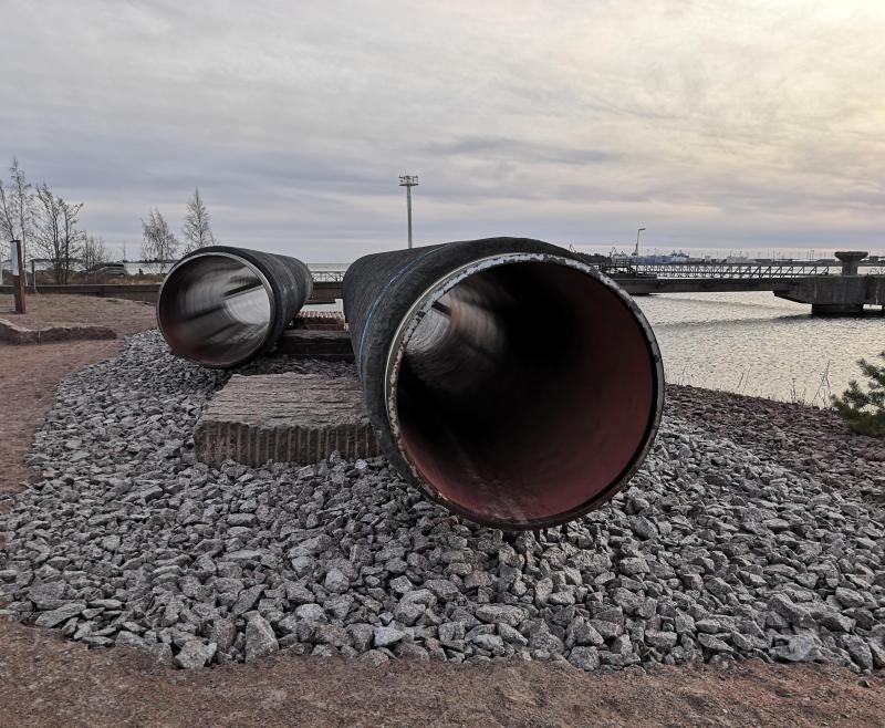 HaminaKotka Nord Stream 2 muistomerkki