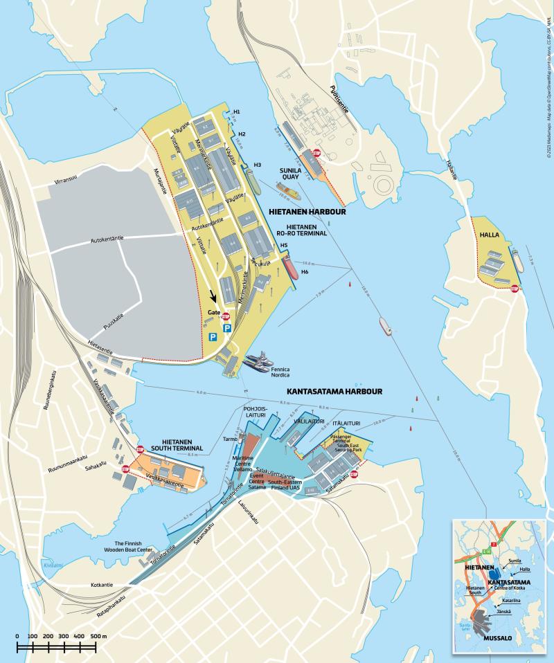 Kantasatama Hietanen opaskartta 2023 ilman otsikkoa