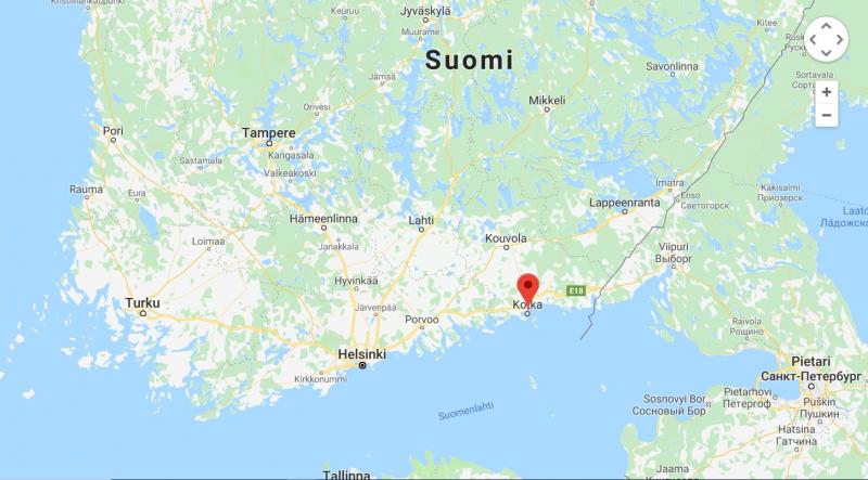 Kantasatama Kotka pax on map