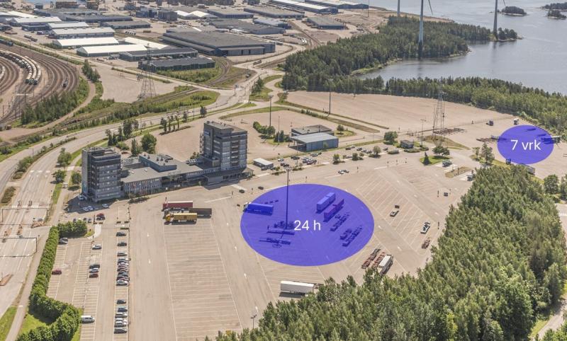 Pitkäaikaispysäköinnin rajoitus Merituuli 