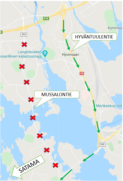 Hyväntuulen reitti Mussaloon 07072020