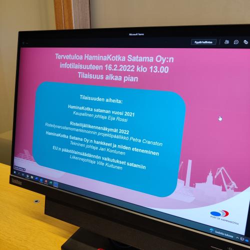 HaminaKotka Satama infotilaisuus 02_2022