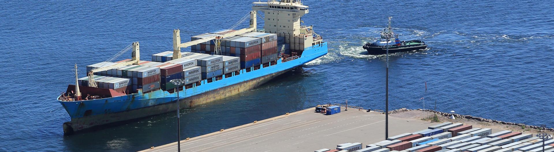 HaminaKotka is the biggest export port in Finnish sea transport