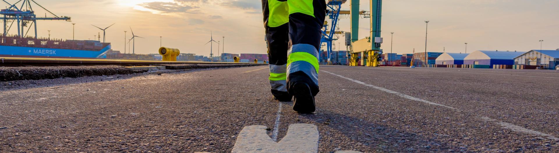 Port of HaminaKotka safety walking