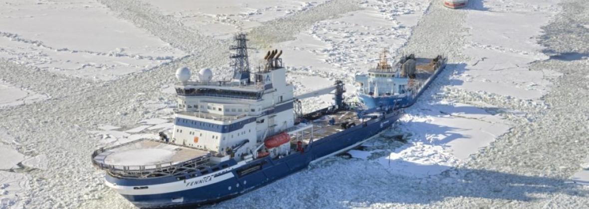 Port of HaminaKotka frontpage main image ice breaker